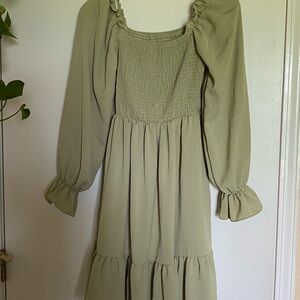 Light green summer dress